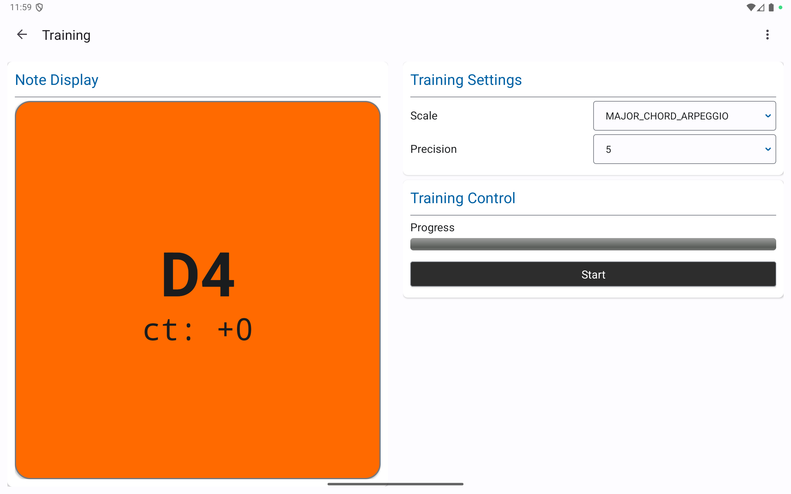 Android Training View