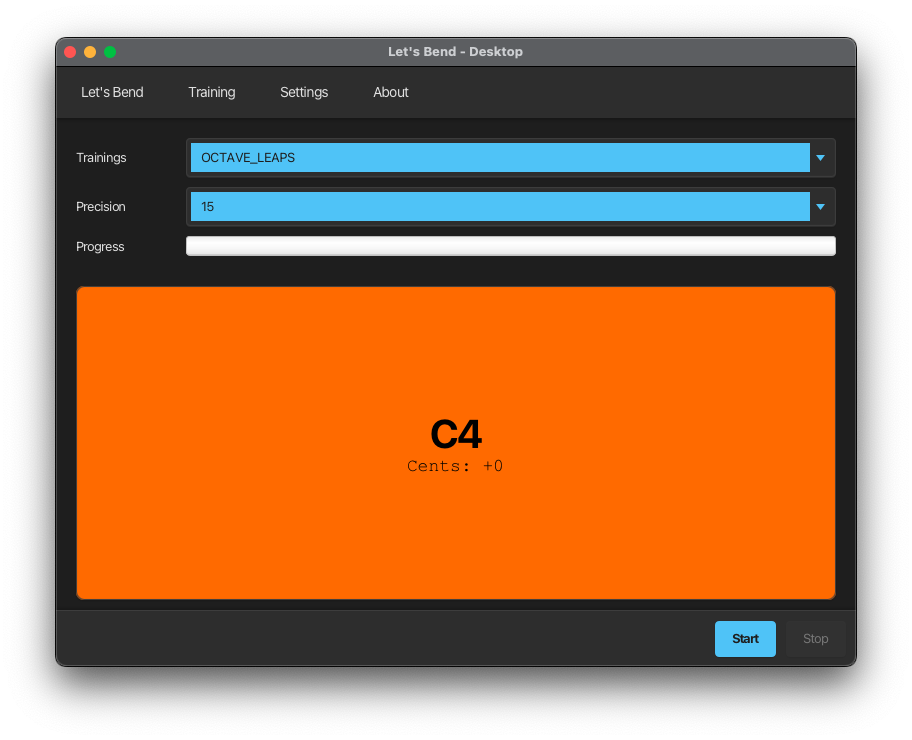 Desktop Training View
